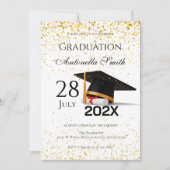 Invitation Fête de fin d'études  (Devant)