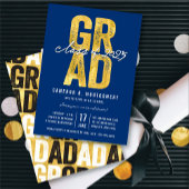 Invitation Fête de fin d'études chic pour la promotion 2025 d