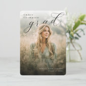 Invitation Fête de fin d'études Collage PhotoPop Moderne (Debout devant)