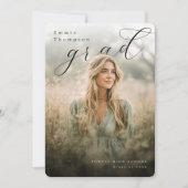 Invitation Fête de fin d'études Collage PhotoPop Moderne (Devant)