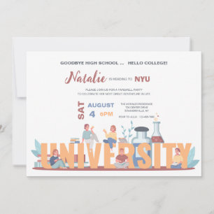 Invitation Fête de fin d'études de la vie universitaire