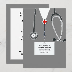 Invitation Fête de fin d'études de l'école de médecine