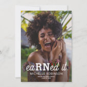 Invitation Fête de fin d'études de l'école d'infirmières mode (Devant)