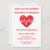 Invitation Fête de fin d'études de médecine  (Devant)