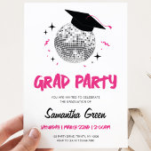 Invitation Fête de fin d'études Disco