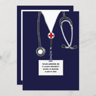 Invitation Fête de fin d'études Médicales