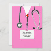 Invitation Fête de fin d'études Médicales (Devant)