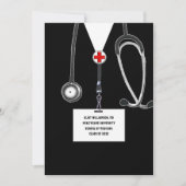 Invitation Fête de fin d'études Médicales (Devant)