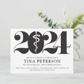 Invitation Fête de fin d'études Médicales (Debout devant)