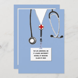 Invitation Fête de fin d'études Médicales