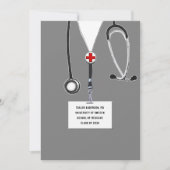 Invitation Fête de fin d'études Médicales (Devant)