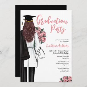 Invitation Fête de fin d'études Médicales