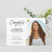 Invitation Fête de fin d'études Peanuts Woodstock | Invitatio (Debout devant)