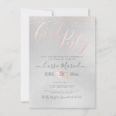 Invitation Fête de fin d'études PixDezines Iridescent Blush R (Devant)