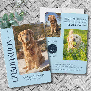 Invitation Fête de fin d'études pour chien Invitez des photos