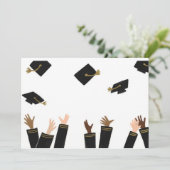 INVITATION FÊTE DE FIN D'ÉTUDES POUR LE DIPLÔMÉ (Debout devant)