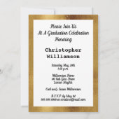 Invitation Fête de fin d'études rétro Promotion 2019 (Dos)