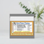 Invitation Fête de fin d'études RX pour le plaisir (Debout devant)