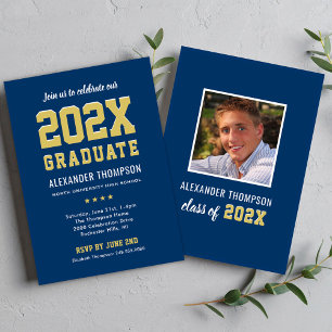 Invitation Fête de fin d'études Varsity Or de la Marine 2026