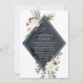 Invitation Fête de Fleurs d'Hiver Mystique (Devant)