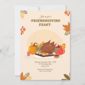 Invitation Fête de Friendsgiving (Devant)