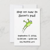 Invitation Fête de Frog (Dos)
