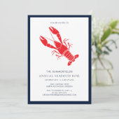 Invitation Fête de fruits de mer en famille Bouillabaisse d'é (Debout devant)