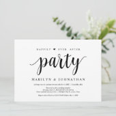 Invitation Fête de fuite amoureuse et de bonheur éternel (Debout devant)