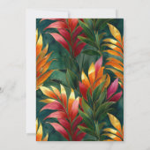 Invitation Fête de gala de l'Événement de Charité Florale Mod (Dos)