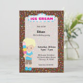 Invitation Fête de glace (Debout devant)