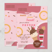 Invitation Fête de Glace (Devant / Derrière)