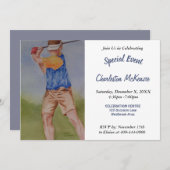 INVITATION FÊTE DE GOLF (Devant / Derrière)