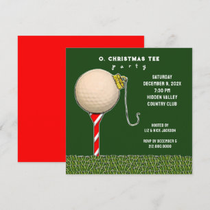 Invitation Fête de golf de vacances