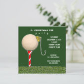Invitation Fête de golf de vacances (Debout devant)