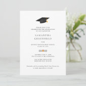 Invitation Fête de Grad Photo Moderne (Debout devant)