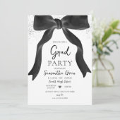 Invitation Fête de graduation de la cale noire (Debout devant)