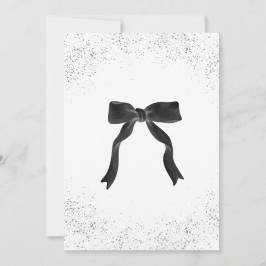 Invitation Fête de graduation de la cale noire (Dos)