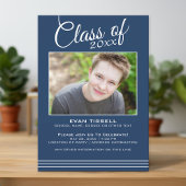 Invitation Fête de graduation de la Marine moderne - Prêt à t