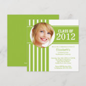 Invitation Fête de graduation de la photo de la Grève de Chau (Devant / Derrière)