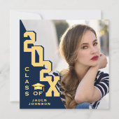 Invitation Fête de graduation de la photographie moderne (Devant)