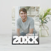 Invitation Fête de graduation de l'année audacieuse (Debout devant)