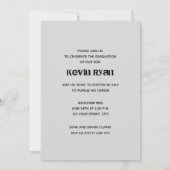 Invitation Fête de graduation de l'année audacieuse (Dos)