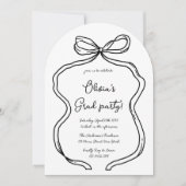 Invitation Fête de graduation de l'arc photo de l'arc de la m (Devant)