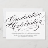 Invitation Fête de graduation formelle (Devant)