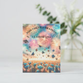 Invitation Fête de graduation moderne élégante (Debout devant)