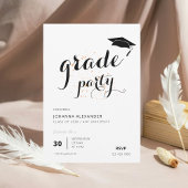 Invitation Fête de graduation modifiable
