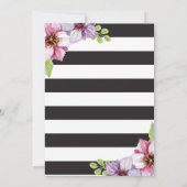 Invitation Fête de graduation Parties scintillant noire et or (Dos)