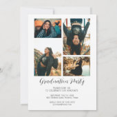 Invitation Fête de graduation photo Arch moderne (Dos)