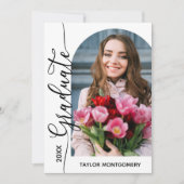 Invitation Fête de graduation photo Arché moderne (Devant)