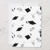 Invitation Fête de graduation photo moderne tendance (Dos)